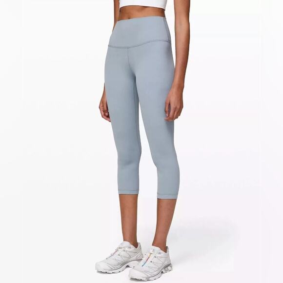 lululemon athletica Pants - Lululemon Align High Rise Crop 21” Blue